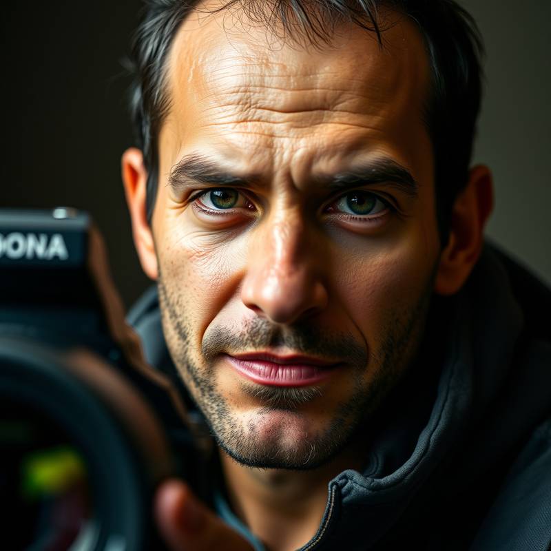 Retrato de Miguel Fernández, guía fotográfico principal de Ojo de Águila, mirando a la cámara con entusiasmo y experiencia.